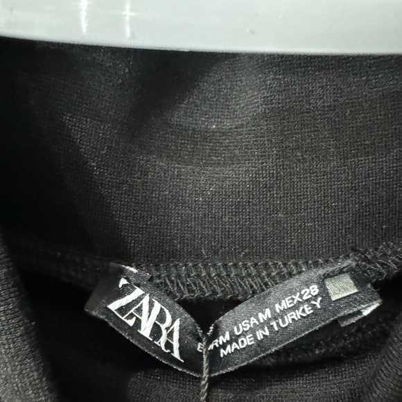 Zara Black Long-Sleeve Ruched Maxi Dress - Picture 6 of 6